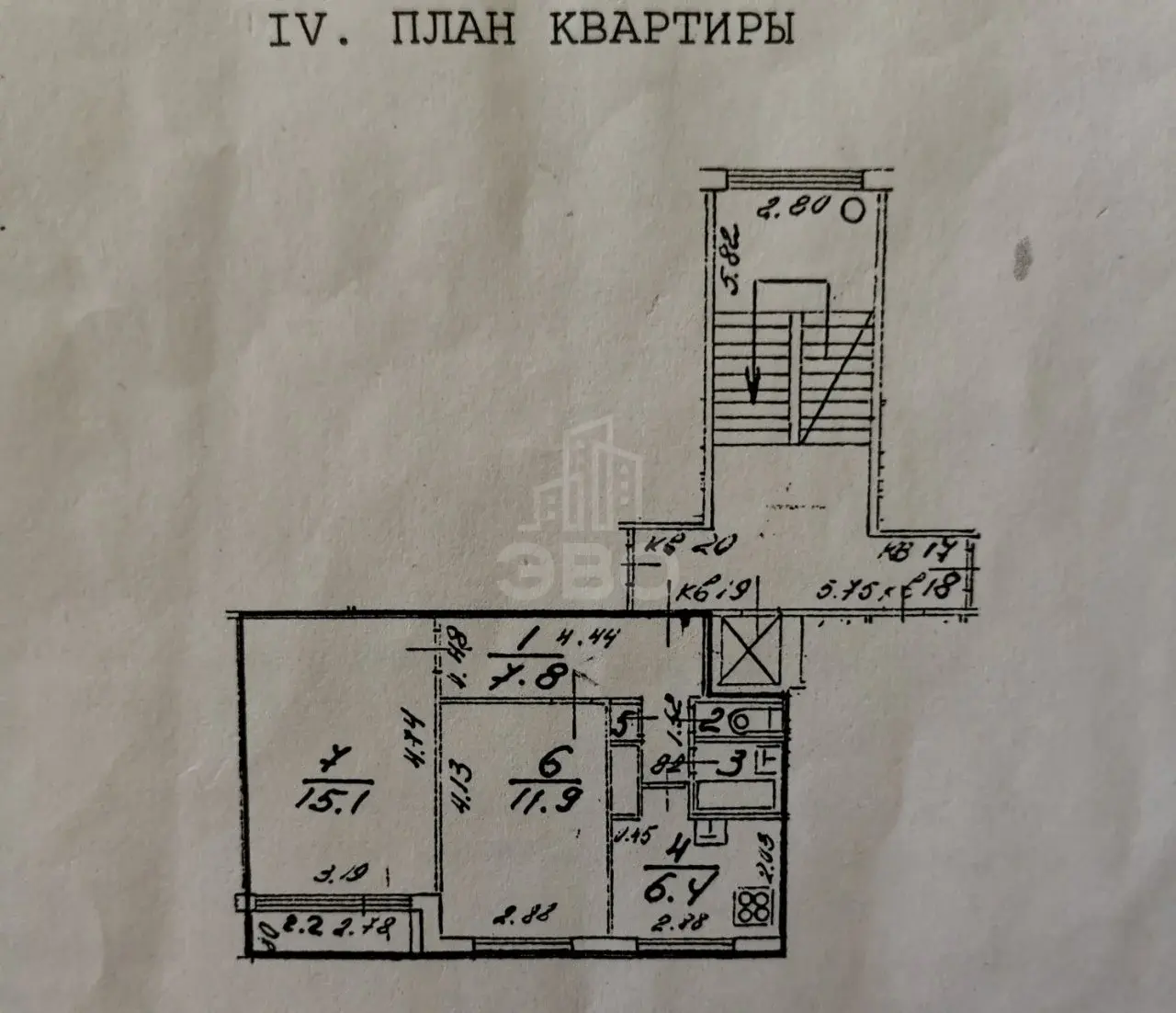 двухкомнатная квартира в Санкт-Петербурге по адресу: Дубковское ш., 32