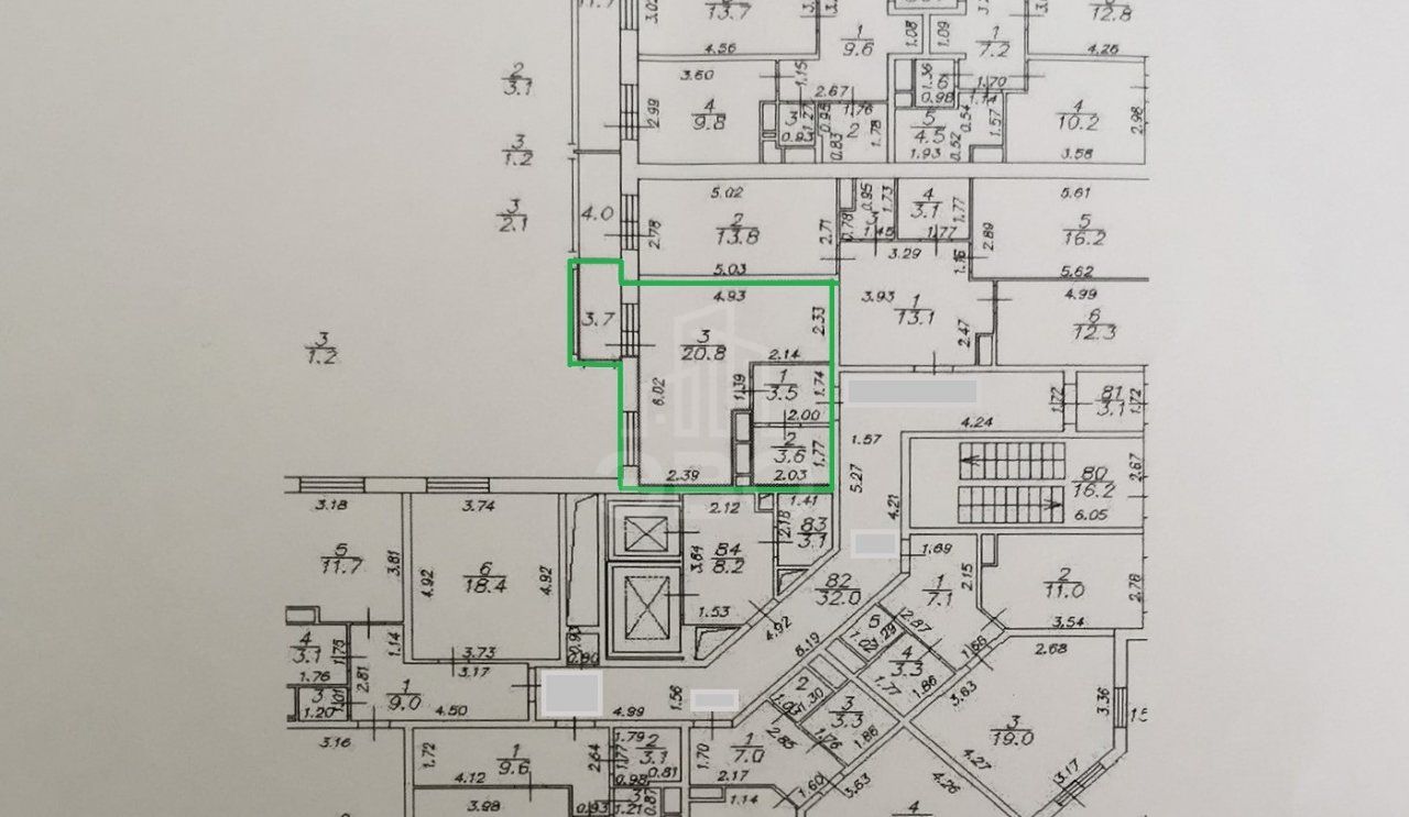 однокомнатная квартира в Санкт-Петербурге по адресу: Героев проспект, 25, к 1