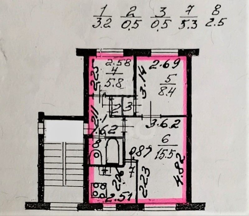 трехкомнатная квартира в Санкт-Петербурге по адресу: Маршала Жукова проспект, 58, к 2