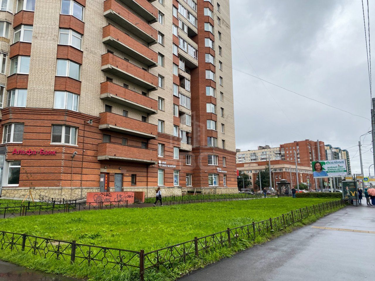 однокомнатная квартира в Санкт-Петербурге по адресу: Наставников проспект, 19