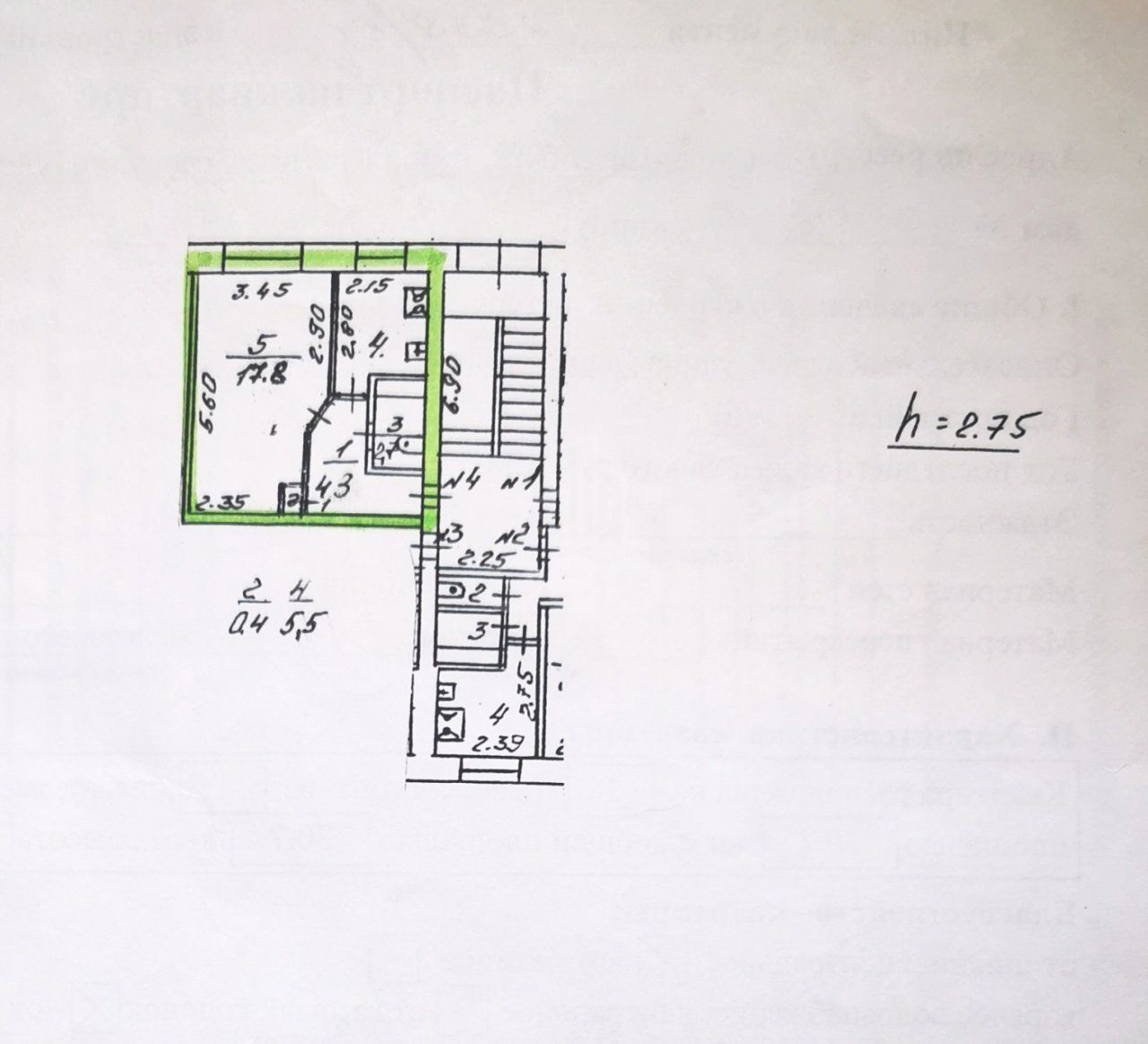 однокомнатная квартира в Санкт-Петербурге по адресу: Лермонтова ул., 26, литера а
