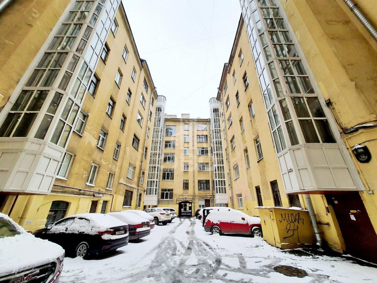 однокомнатная квартира в Санкт-Петербурге по адресу: Басков пер., 29