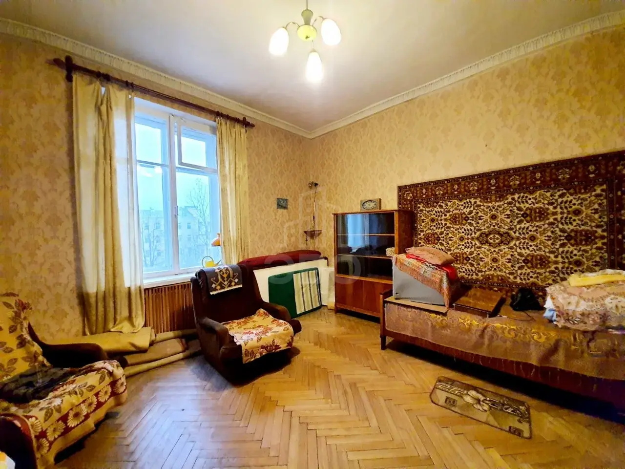 двухкомнатная квартира в Санкт-Петербурге по адресу: Стачек проспект, 41