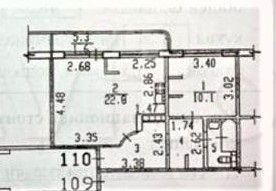 однокомнатная квартира в Санкт-Петербурге по адресу: Гражданский проспект, 112, к 1