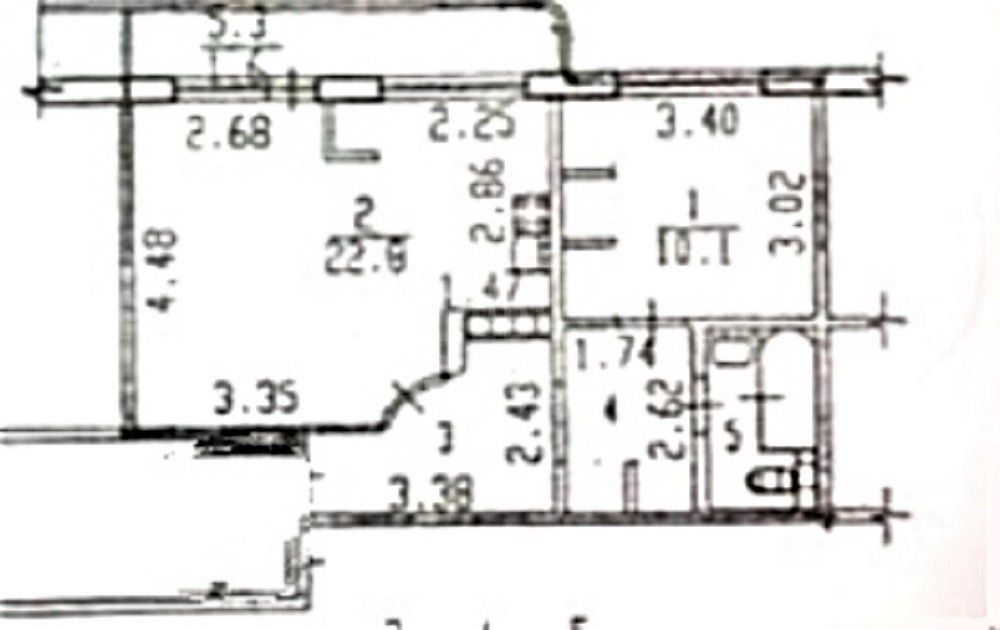 однокомнатная квартира в Санкт-Петербурге по адресу: Гражданский проспект, 112, к 1