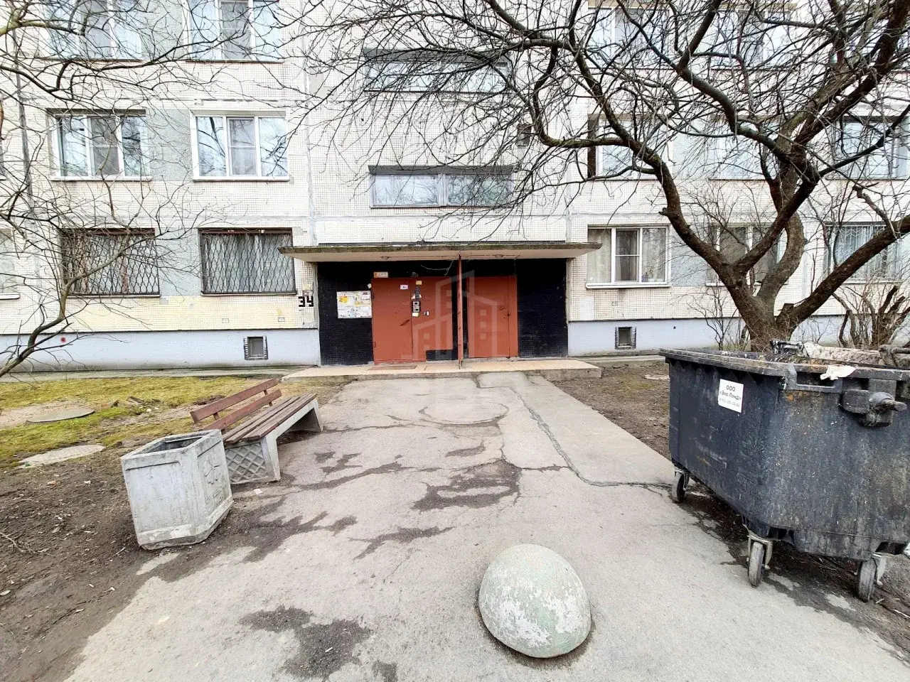 однокомнатная квартира в Санкт-Петербурге по адресу: Димитрова ул., 24, к 1