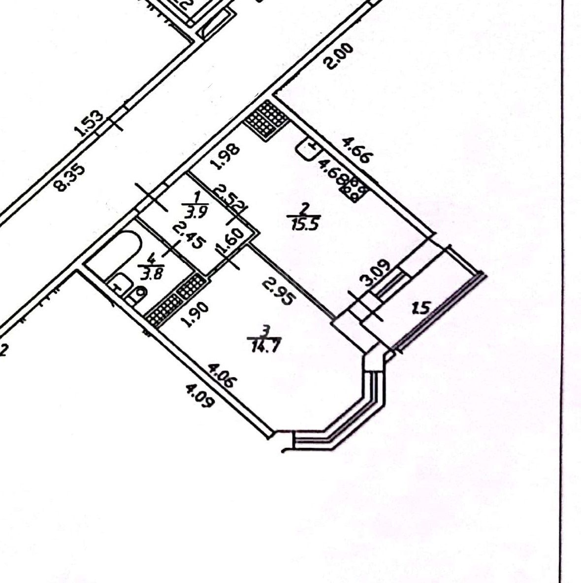 однокомнатная квартира в Санкт-Петербурге по адресу: Федора Абрамова ул., 8