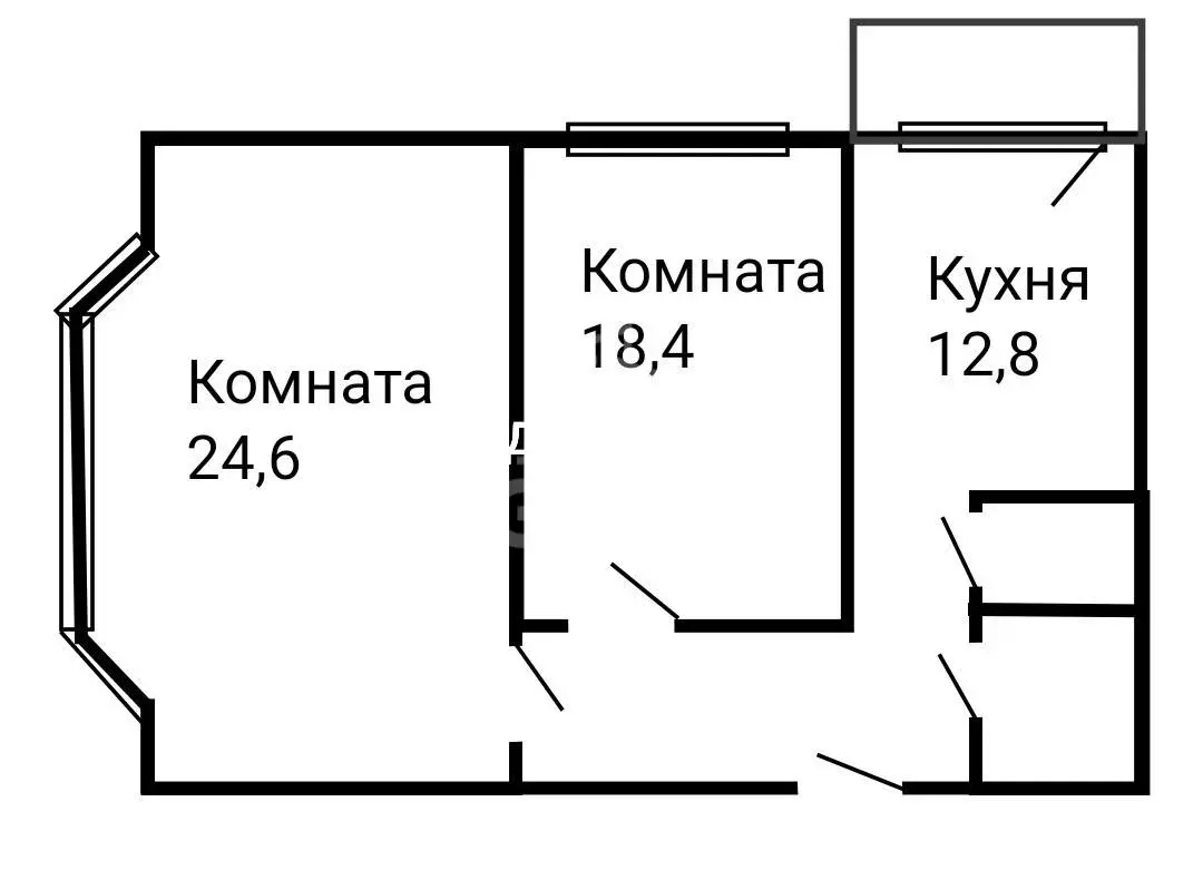двухкомнатная квартира в Санкт-Петербурге по адресу: 2-я Жерновская ул., 26, к 2