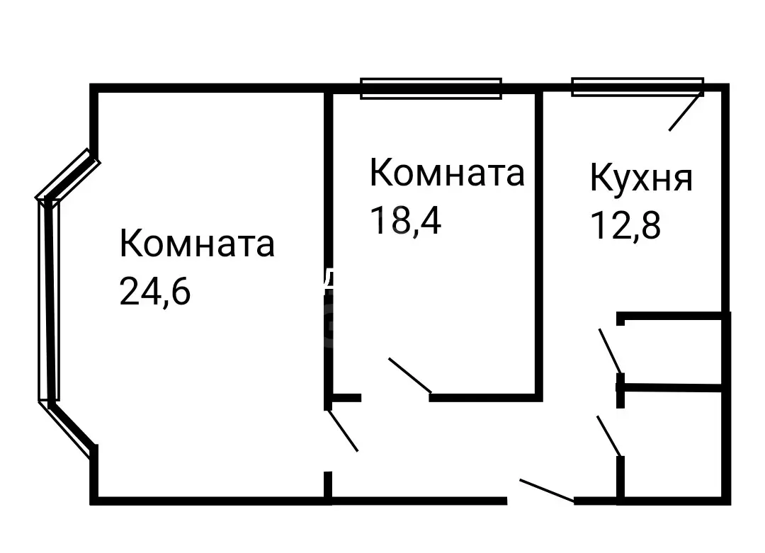 двухкомнатная квартира в Санкт-Петербурге по адресу: 2-я Жерновская ул., 26, к 2