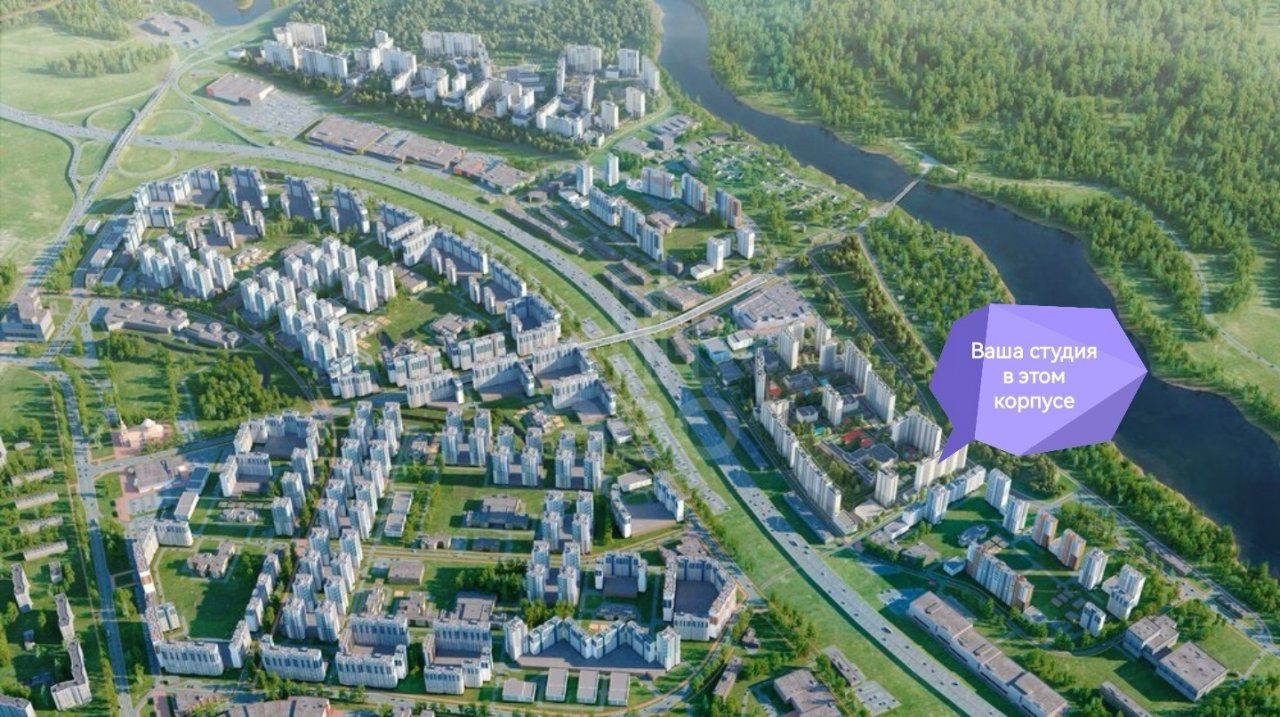 однокомнатная квартира в Санкт-Петербурге по адресу: Муринская дор.