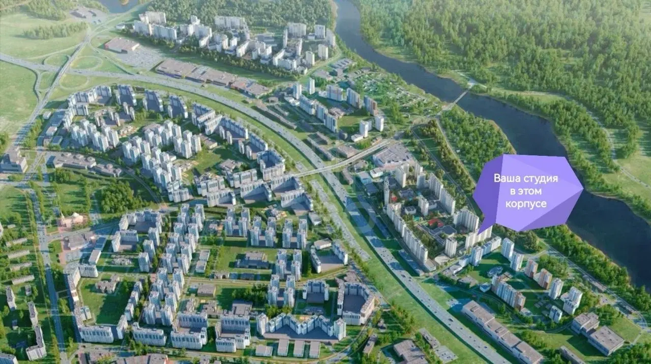 однокомнатная квартира в Санкт-Петербурге по адресу: Муринская дор.