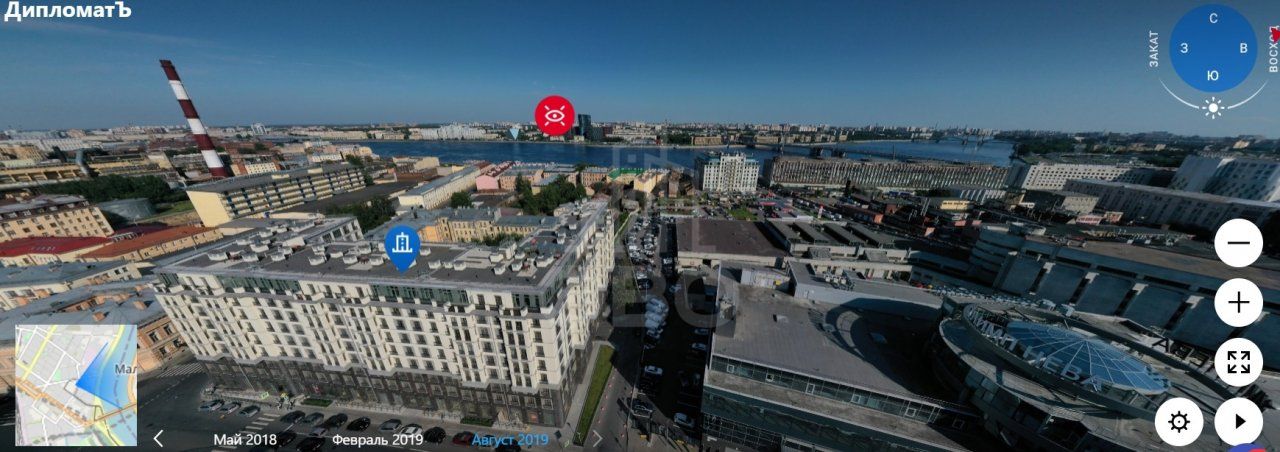 двухкомнатная квартира в Санкт-Петербурге по адресу: Исполкомская ул., 17, к 1