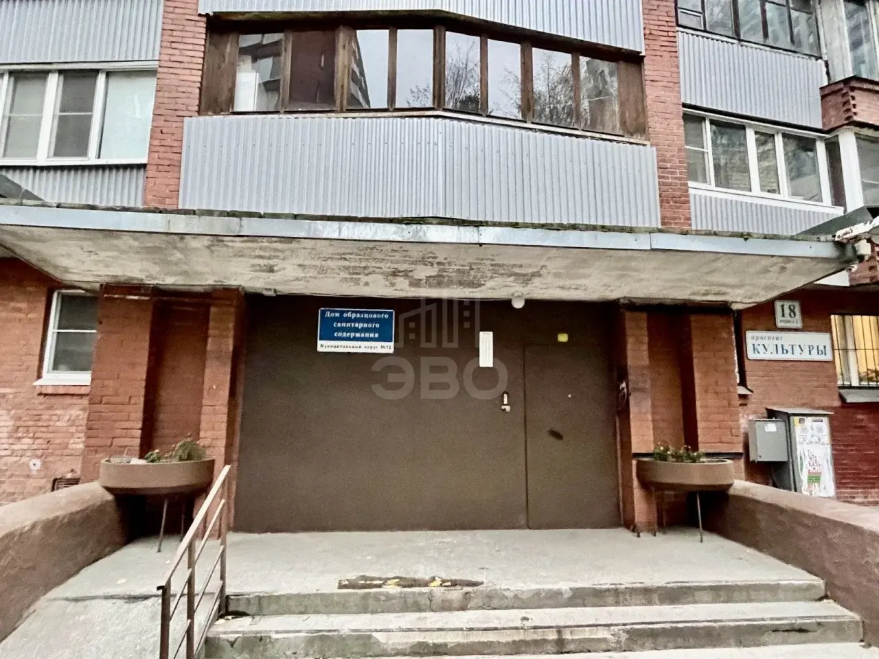 двухкомнатная квартира в Санкт-Петербурге по адресу: Культуры проспект, 18, к 2