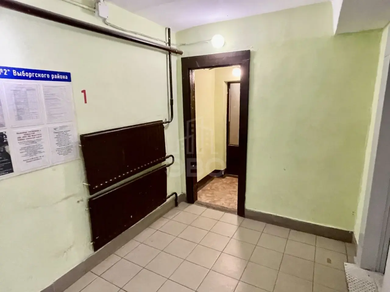 двухкомнатная квартира в Санкт-Петербурге по адресу: Культуры проспект, 18, к 2
