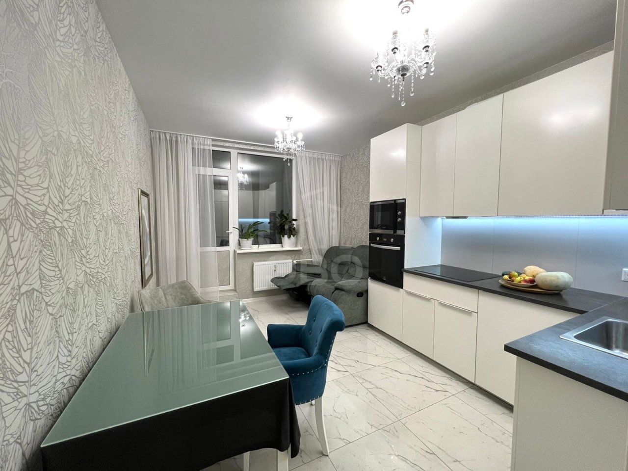 двухкомнатная квартира в Санкт-Петербурге по адресу: Маршала Блюхера проспект, 9, к 1