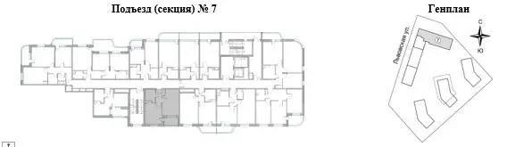 однокомнатная квартира в Санкт-Петербурге по адресу: Львовская ул., 9