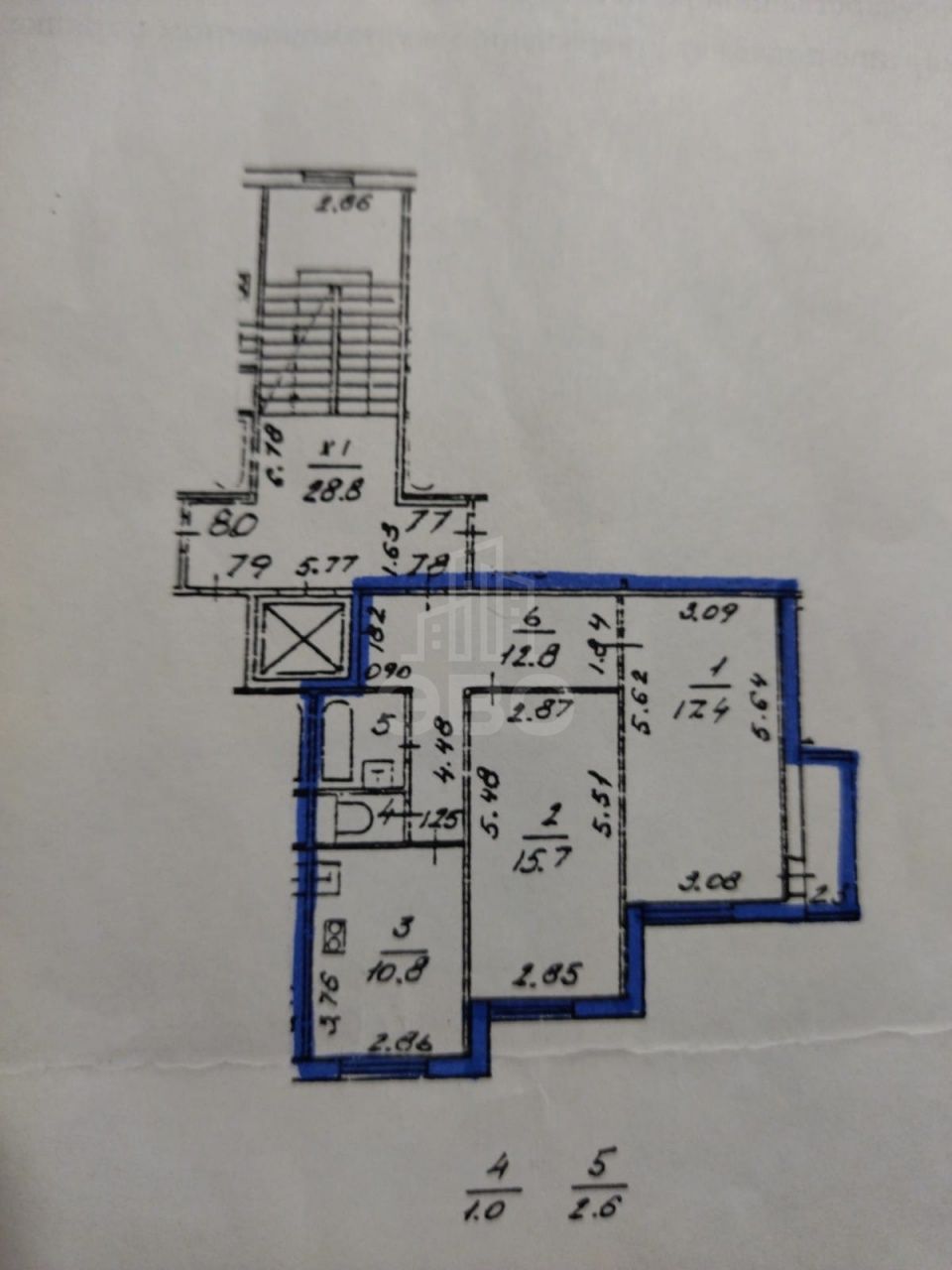 двухкомнатная квартира в Санкт-Петербурге по адресу: Планерная ул., 47, к 4