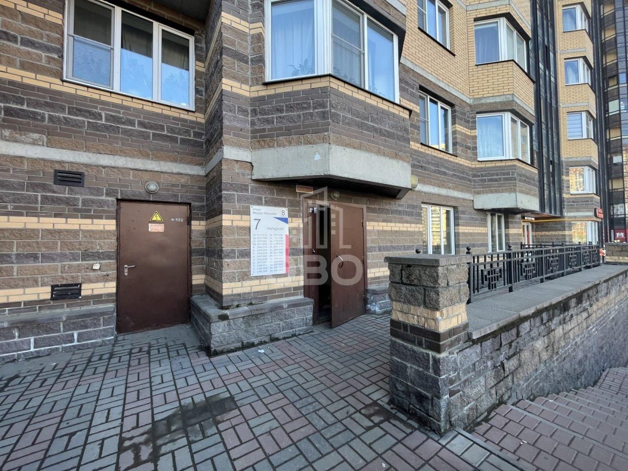 двухкомнатная квартира в Санкт-Петербурге по адресу: Фёдора Абрамова ул., 8, к 1