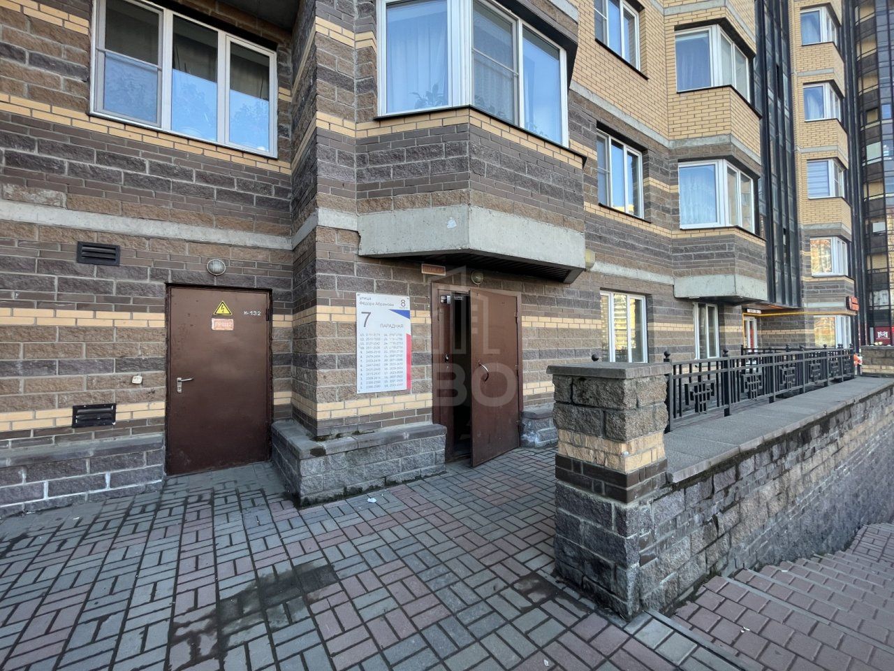 двухкомнатная квартира в Санкт-Петербурге по адресу: Фёдора Абрамова ул., 8, к 1