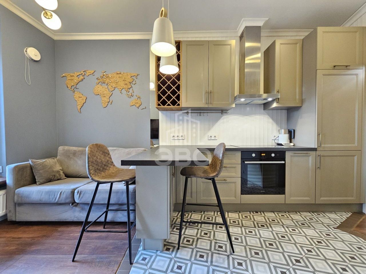 двухкомнатная квартира в Санкт-Петербурге по адресу: Ушаковская наб., 3, к 2