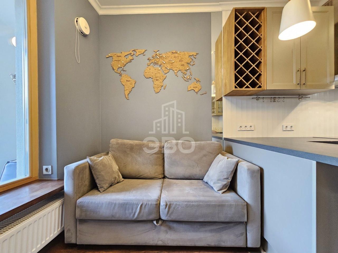 двухкомнатная квартира в Санкт-Петербурге по адресу: Ушаковская наб., 3, к 2