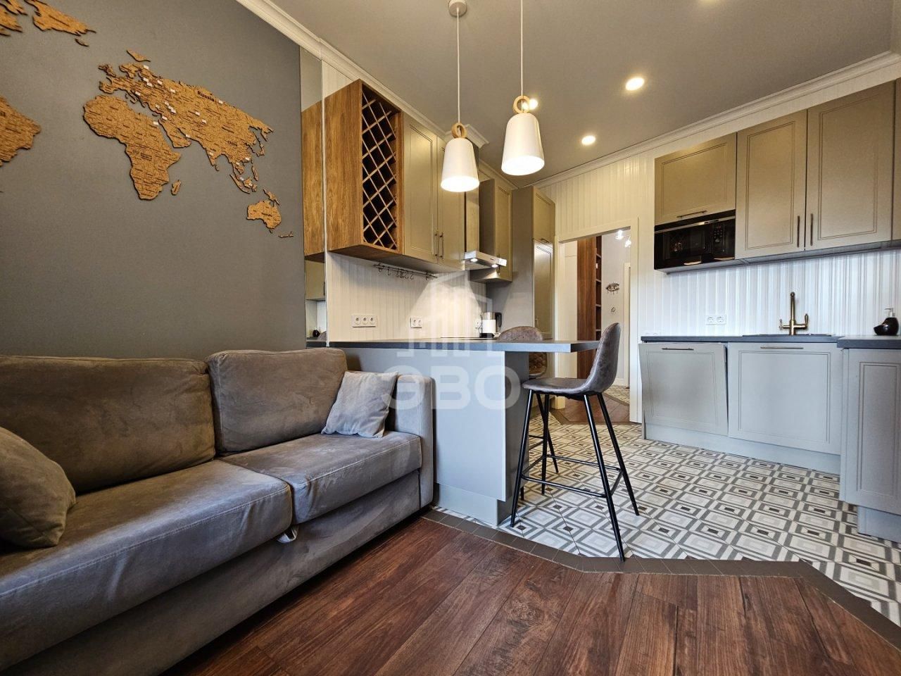 двухкомнатная квартира в Санкт-Петербурге по адресу: Ушаковская наб., 3, к 2