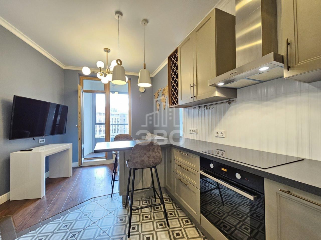 двухкомнатная квартира в Санкт-Петербурге по адресу: Ушаковская наб., 3, к 2