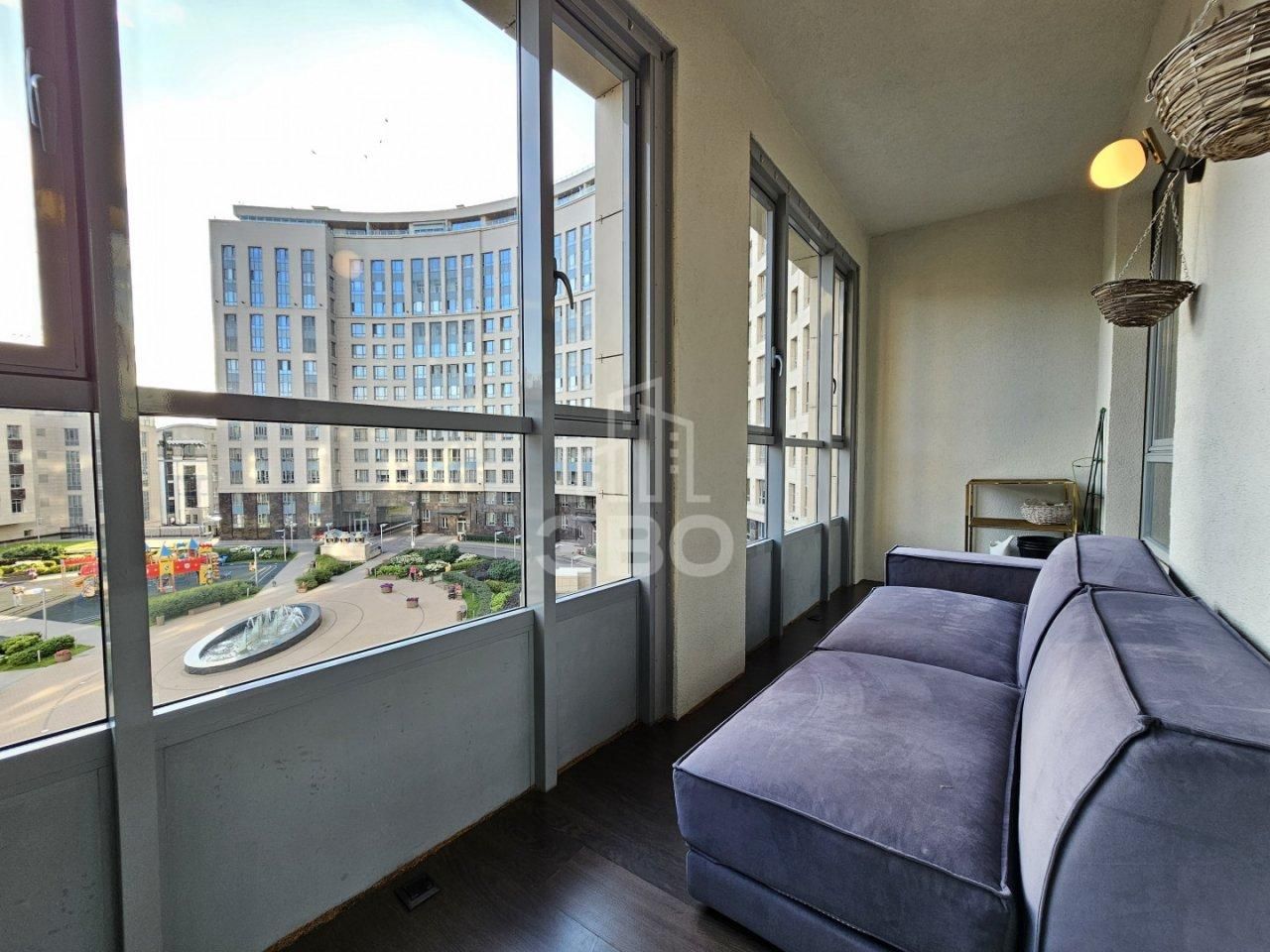 двухкомнатная квартира в Санкт-Петербурге по адресу: Ушаковская наб., 3, к 2