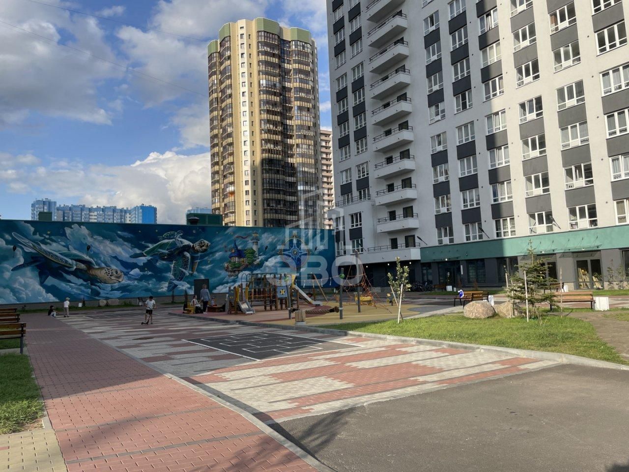 двухкомнатная квартира в Санкт-Петербурге по адресу: Брюлловская ул., 5, строение 1