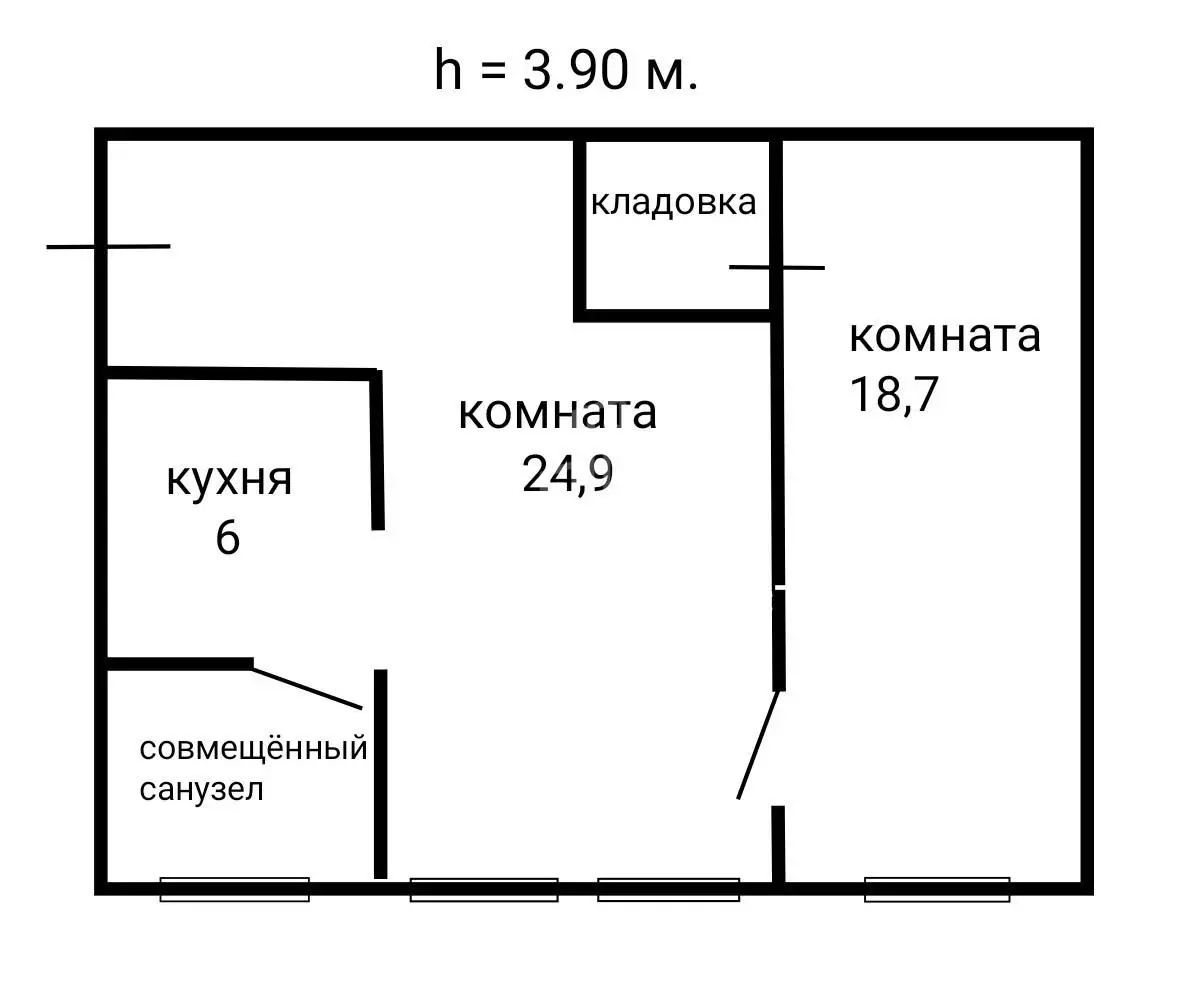 двухкомнатная квартира в Санкт-Петербурге по адресу: Римского-Корсакова проспект, 51, литера А
