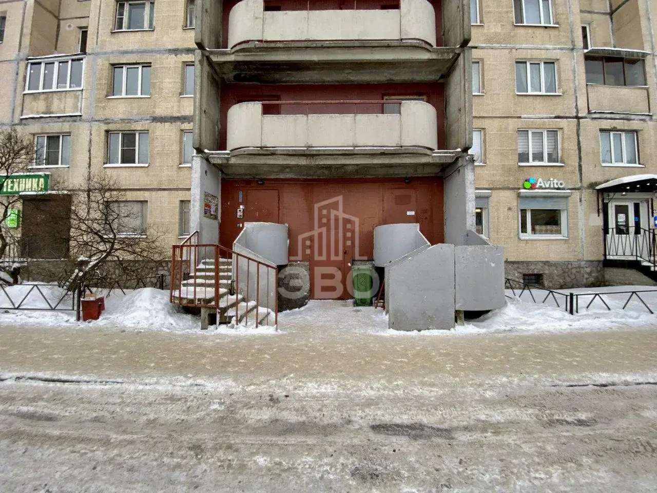 двухкомнатная квартира в Санкт-Петербурге по адресу: Коллонтай ул., 21, к 1, литера А