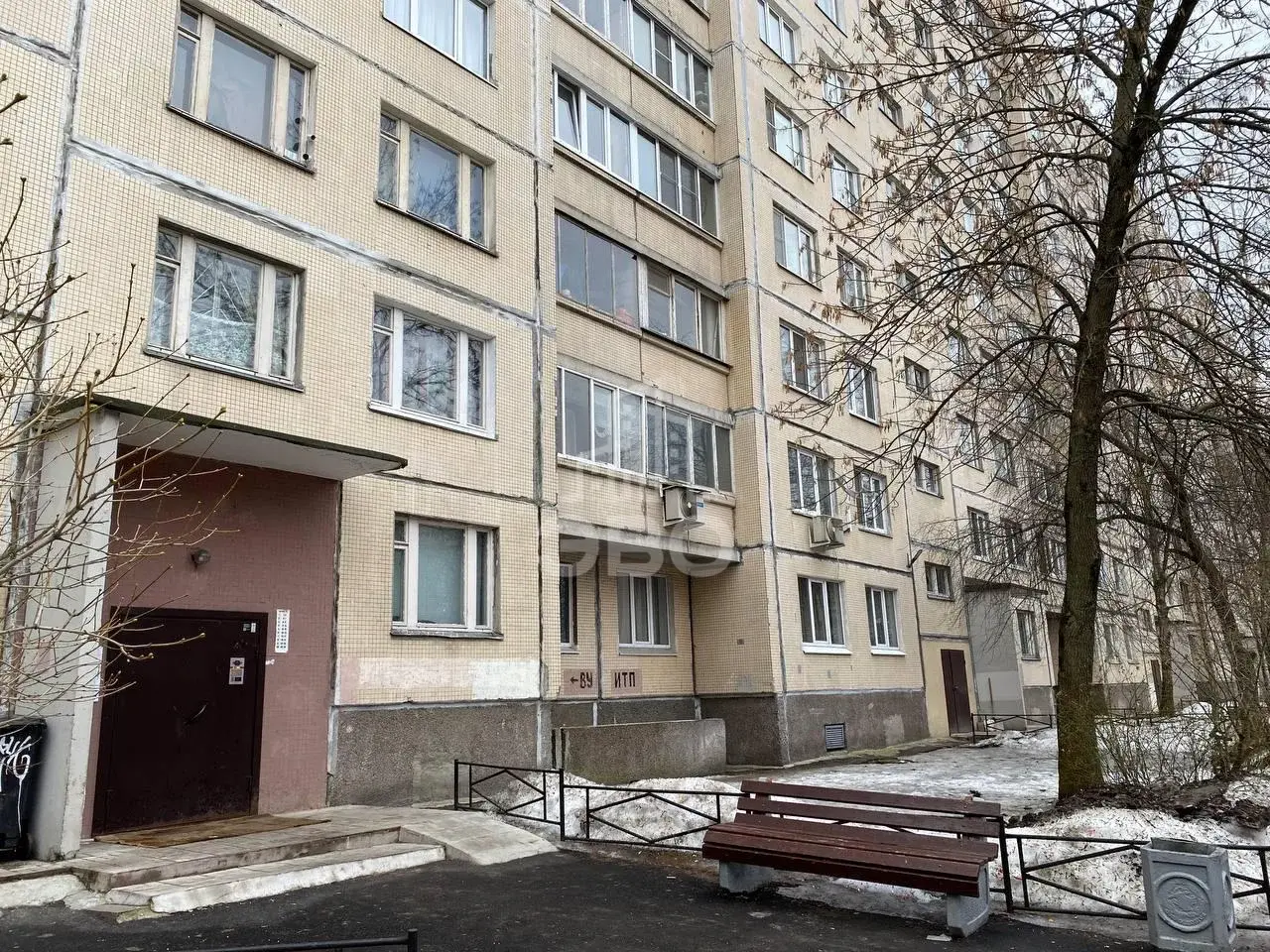 двухкомнатная квартира в Санкт-Петербурге по адресу: Комендантский проспект, 30, к 2