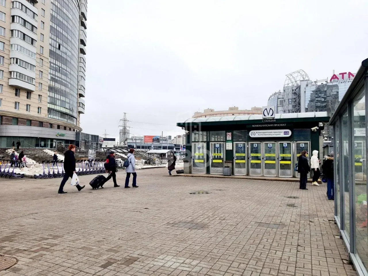 однокомнатная квартира в Санкт-Петербурге по адресу: Комендантский проспект, 17, к 1, литера А