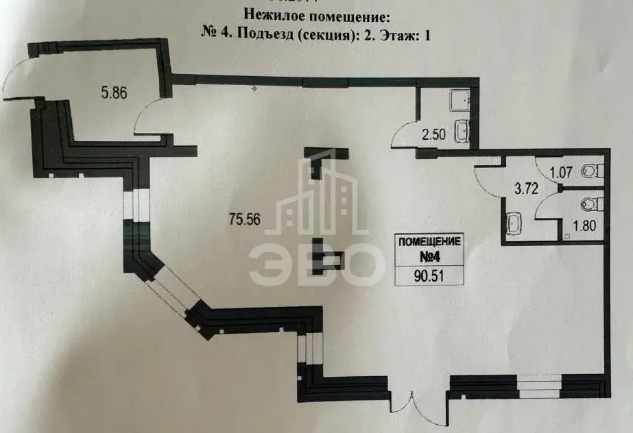 коммерция в Санкт-Петербурге по адресу: Коломяжский проспект, 13, к 2, строение 1