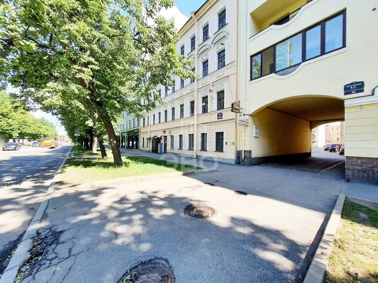 однокомнатная квартира в Санкт-Петербурге по адресу: 18-я В.О. линия, 45, литера А