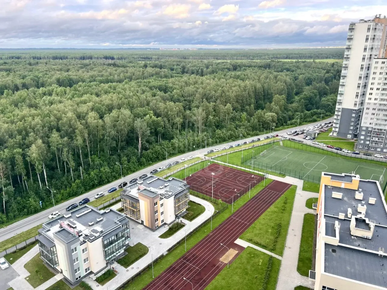 однокомнатная квартира в Санкт-Петербурге по адресу: Пейзажная ул., 24, к 2, строение 1
