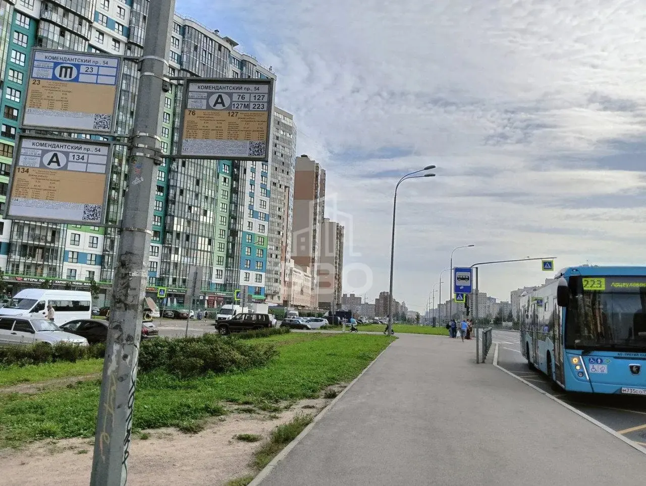 однокомнатная квартира в Санкт-Петербурге по адресу: Комендантский проспект, 57, к 1, строение 1