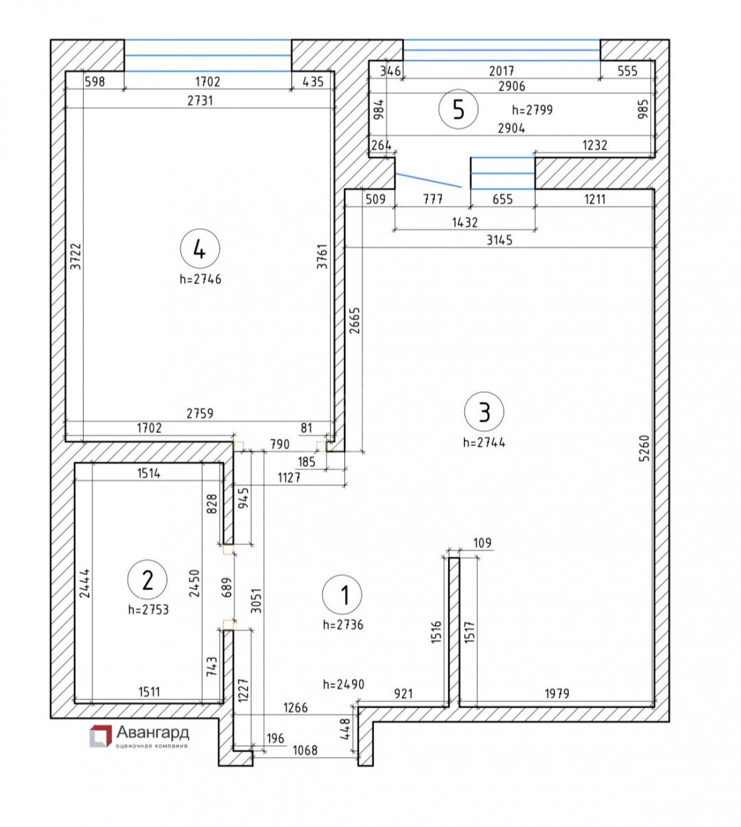 однокомнатная квартира в Ленинградской области по адресу: Первых ул., 4, к 3