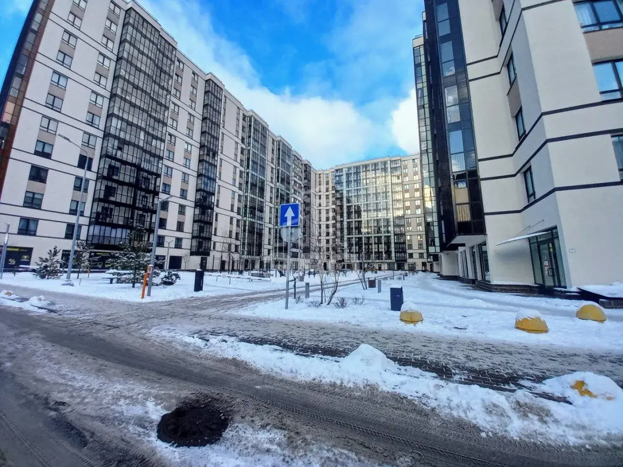 однокомнатная квартира в Санкт-Петербурге по адресу: Авиаконструкторов проспект, 63, строение 1
