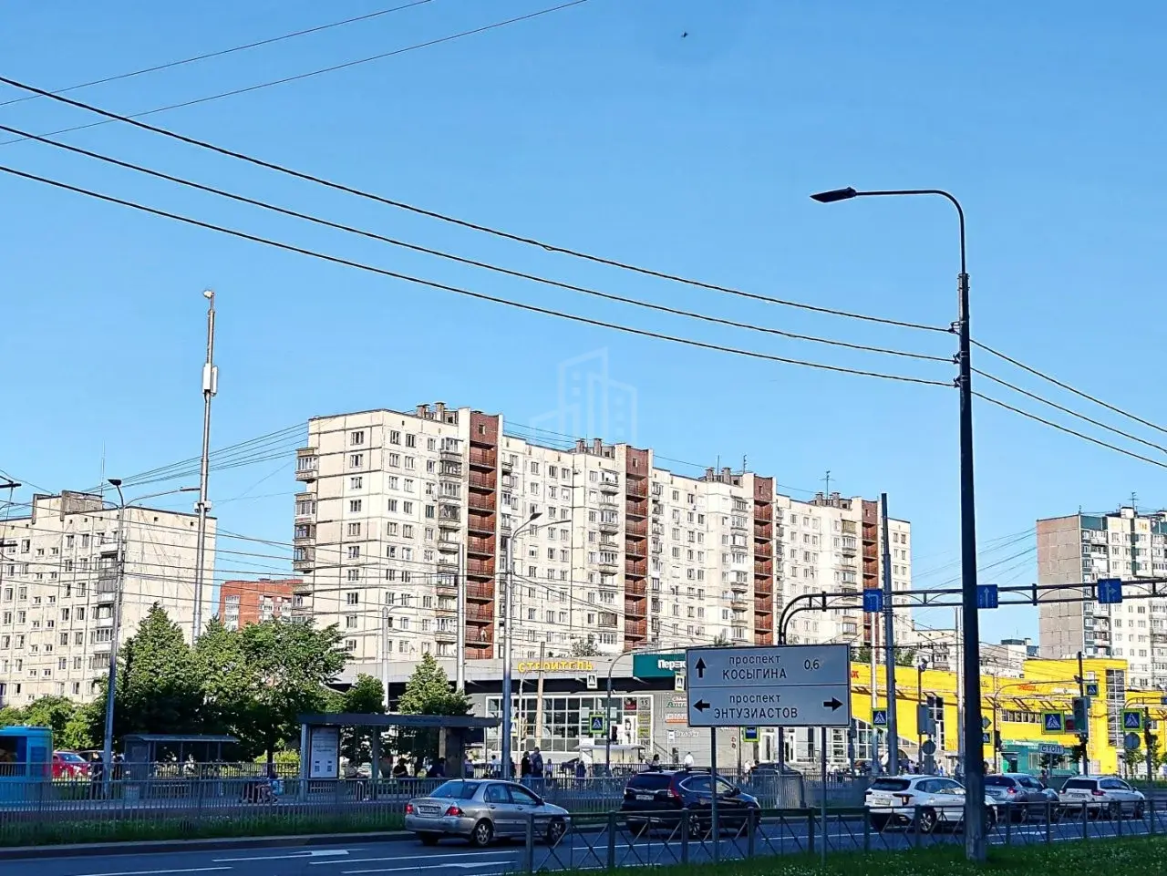 однокомнатная квартира в Санкт-Петербурге по адресу: Энтузиастов проспект, 45, к 2, литера А