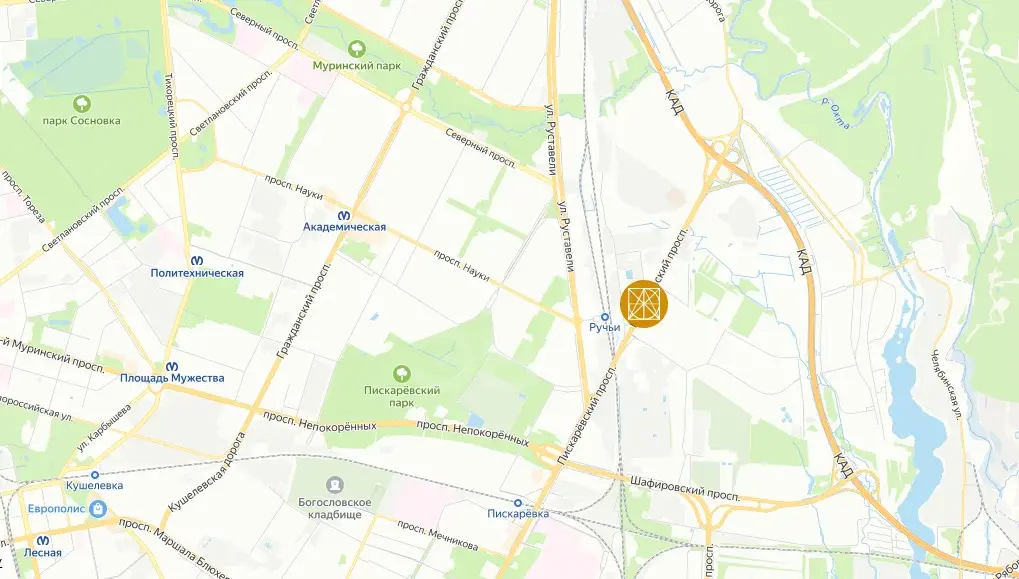 студия в Санкт-Петербурге по адресу: Пискарёвский проспект