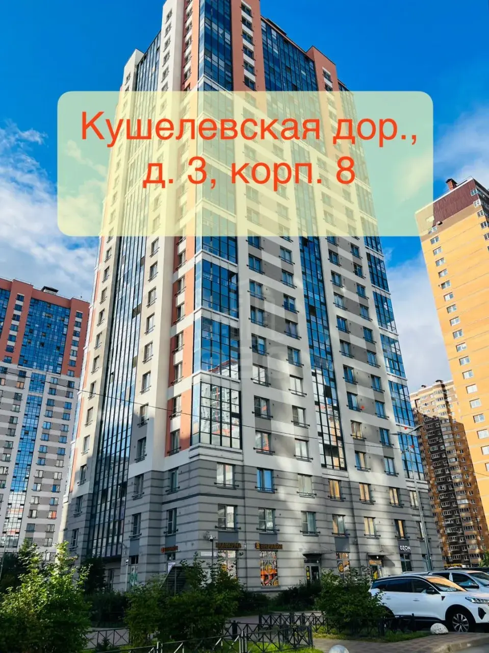двухкомнатная квартира в Санкт-Петербурге по адресу: Кушелевская дорога., 3, к 8, литера А