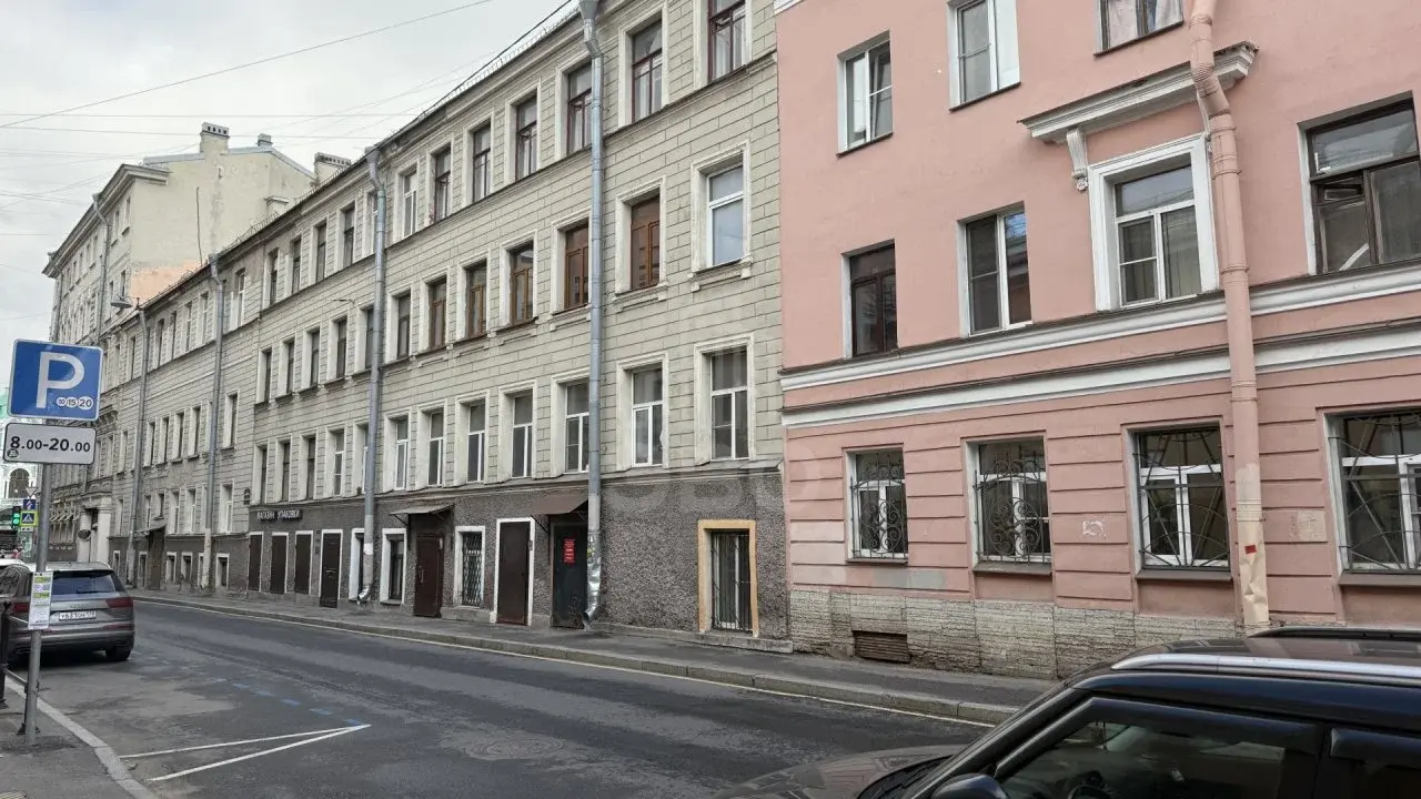 двухкомнатная квартира в Санкт-Петербурге по адресу: Реки Фонтанки наб., 80/2, литера 3