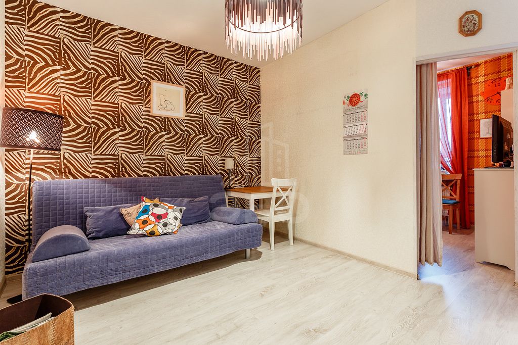 двухкомнатная квартира в Санкт-Петербурге по адресу: Русановская ул., 17, к.3