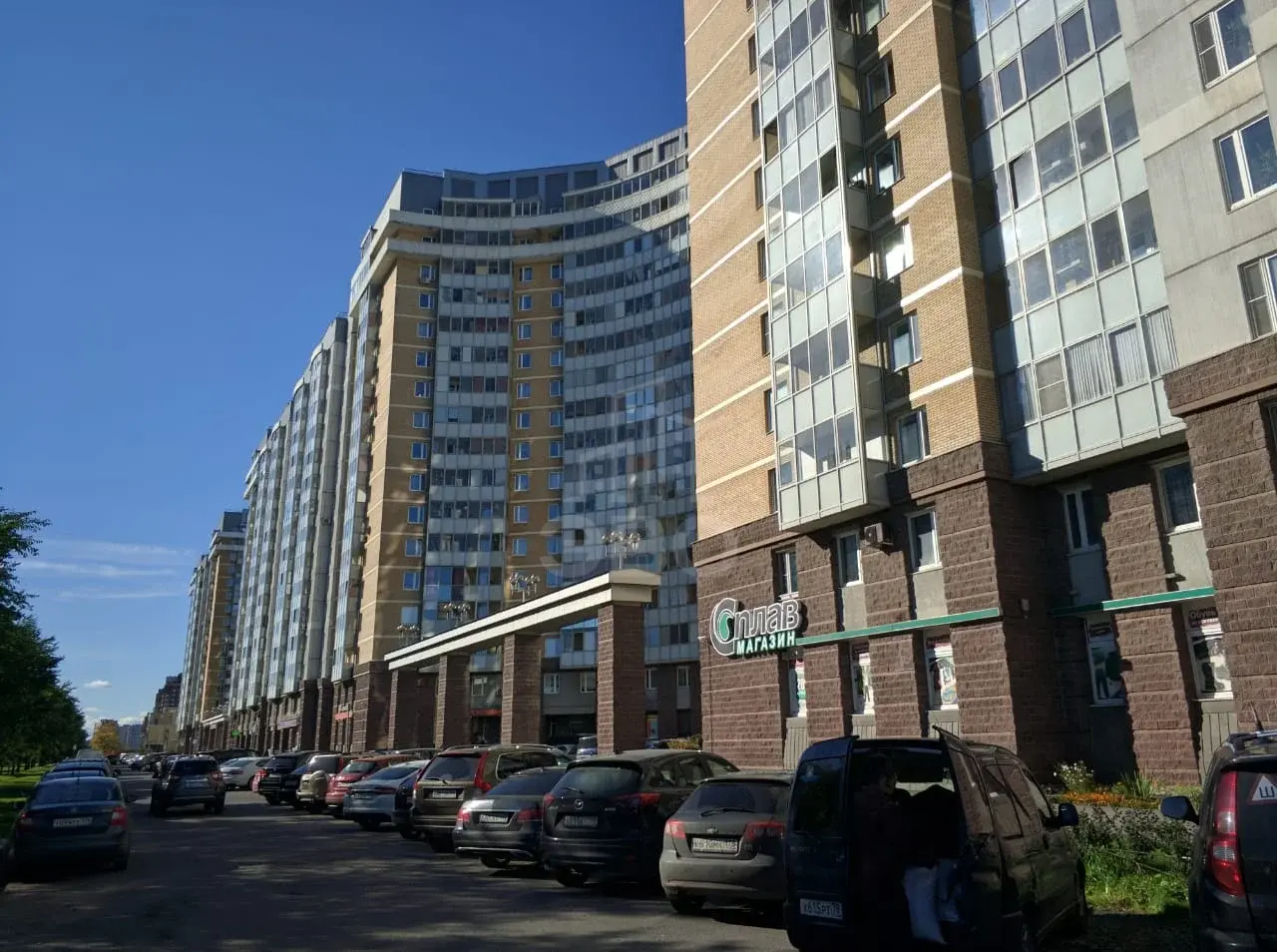 однокомнатная квартира в Санкт-Петербурге по адресу: Славы проспект, 52, к 1