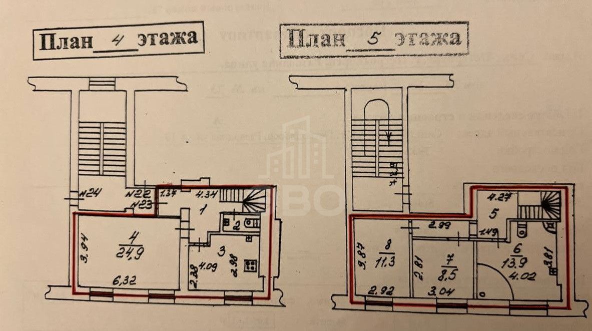 трехкомнатная квартира в Санкт-Петербурге по адресу: Разводная ул., 10