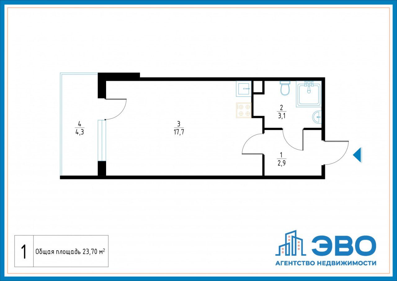 студия в Санкт-Петербурге по адресу: Владимира Пчелинцева ул., 6, к 1, строение 1