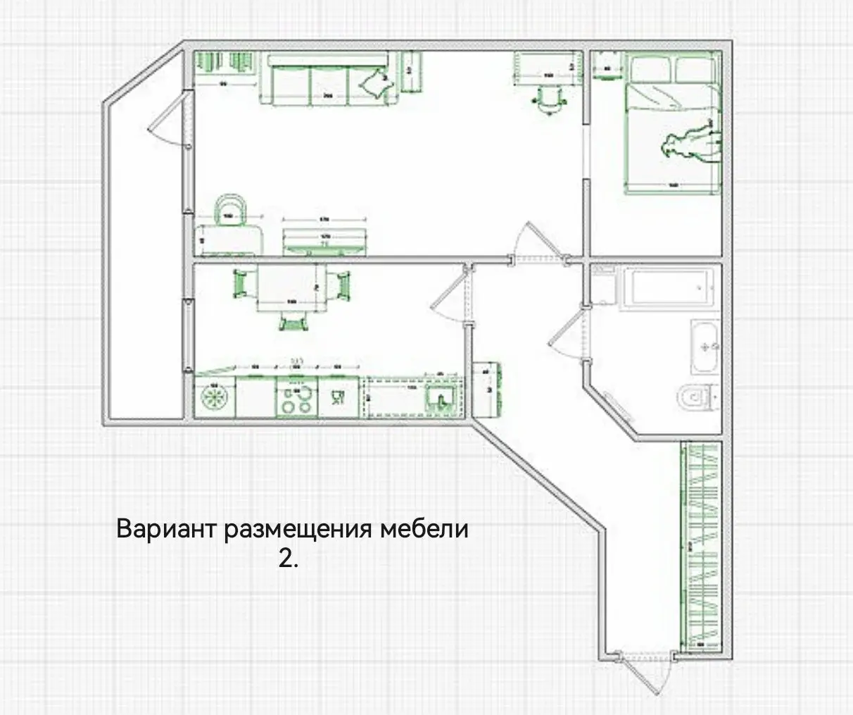 однокомнатная квартира в Санкт-Петербурге по адресу: Туристская ул., 24/42, литера А