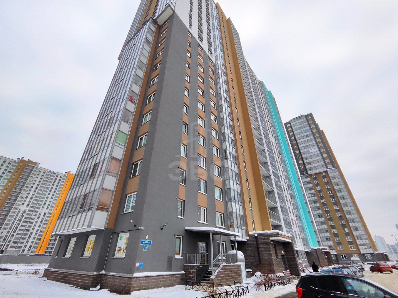 двухкомнатная квартира в Санкт-Петербург по адресу: Чарушинская ул., 10, строение 1