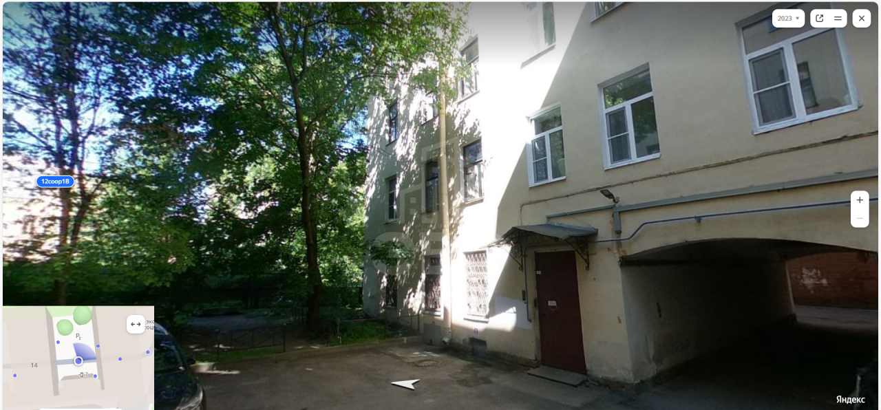 комната в Санкт-Петербурге по адресу: Писарева ул., 14, литера А